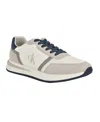 Calvin Klein Men's Men's Picio Monogram Logo Sneaker In Light Grey,white Multi