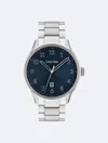 Calvin Klein Men's Pilot Textured Dial Watch In Blue