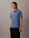 Calvin Klein Men's Supima Cotton Classic Polo Shirt In Moonlight Blue