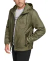 Calvin Klein Men's Polar Fleece Lined Windbreaker In Olive