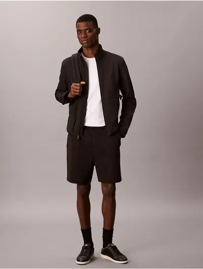 Calvin Klein Men's Ponte Tech Shorts In Brown