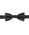 Calvin Klein Men's Unison Solid Self-tie Bow Tie In Black