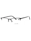 Calvin Klein Men's Premium Rectangular Eyeglasses In 002 - Matte Black/clear Demo Lens