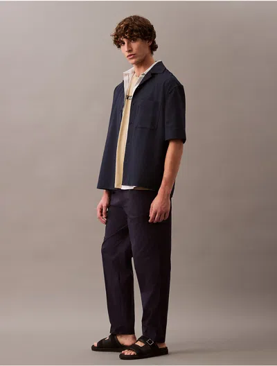 Calvin Klein Men's Pull-on Trousers In Blue