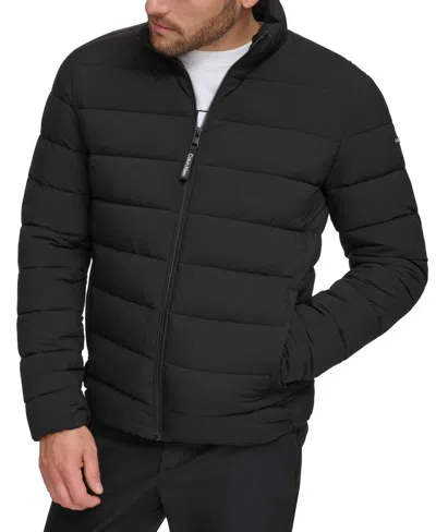 CALVIN KLEIN MEN'S QUILTED INFINITE STRETCH WATER-RESISTANT PUFFER JACKET
