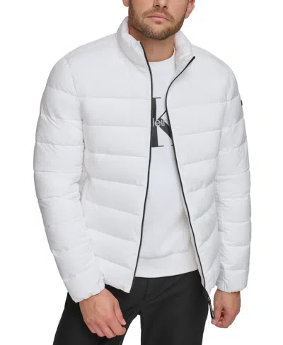 CALVIN KLEIN MEN'S QUILTED INFINITE STRETCH WATER-RESISTANT PUFFER JACKET