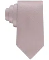 Calvin Klein Men's Ratcliff Solid Textured Tie In Pink