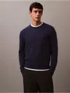 Calvin Klein Cotton Sweater In Vulcan