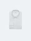 Calvin Klein Mens Cotton Slim Fit Dress Shirt In White