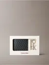 Calvin Klein Men's Refined Leather Wallet + Key Ring Gift Set