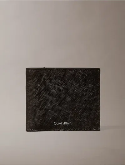 Calvin Klein Men's Refined Saffiano Bifold Wallet