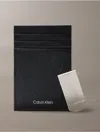 Calvin Klein Men's Refined Saffiano Card Case + Money Clip