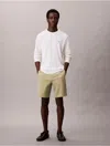 Calvin Klein Men's Refined Stretch Tailored Shorts In Green