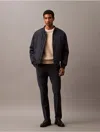 Calvin Klein Men's Refined Wool Blend Slim Trouser