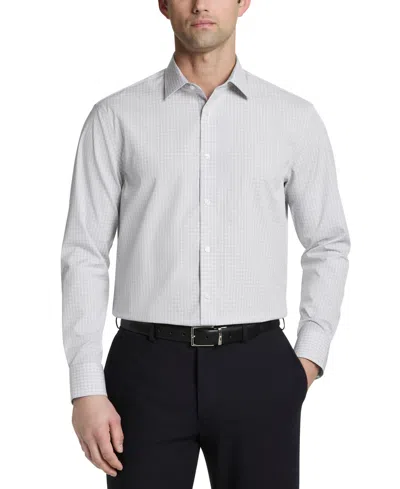 Calvin Klein Men's Regular Fit Dress Shirt In Gray