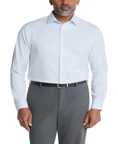 Calvin Klein Men's Regular Fit Dress Shirt In Blue