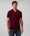Calvin Klein Men's Regular-fit Smooth Cotton Monogram Logo Polo Shirt