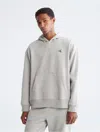Calvin Klein Men's Relaxed Fit Archive Logo Fleece Hoodie In Gray