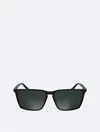 Calvin Klein Men's Resin Rectangle Sunglasses In Black