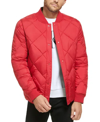 Calvin Klein Men's Reversible Quilted Jacket In Deep Red