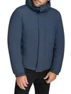 Calvin Klein Men's Reversible Ripstop Puffer Jacket In True Navy