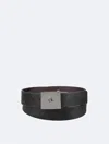 Calvin Klein Men's Reversible Square Logo Plaque Belt