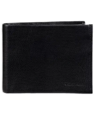 Calvin Klein Men's Rfid Passcase Wallet In Black