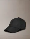 Calvin Klein Men's Ripstop Allover Monogram Logo Baseball Cap In Black