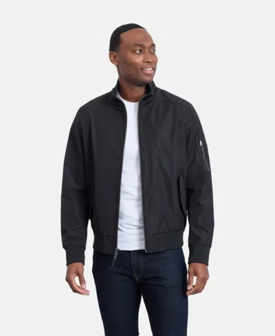 Calvin Klein Men's Ripstop Bomber Jacket In Black