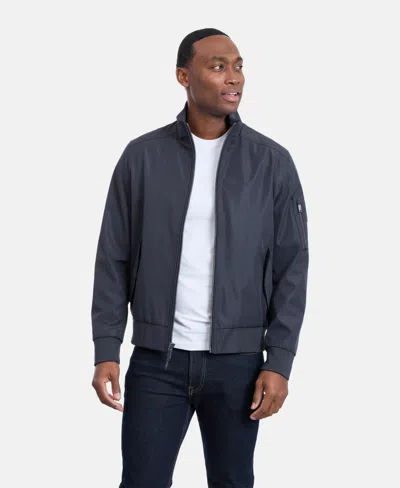 Calvin Klein Men's Ripstop Bomber Jacket In Blue
