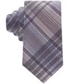 Calvin Klein Men's Rogers Plaid Tie In Blue
