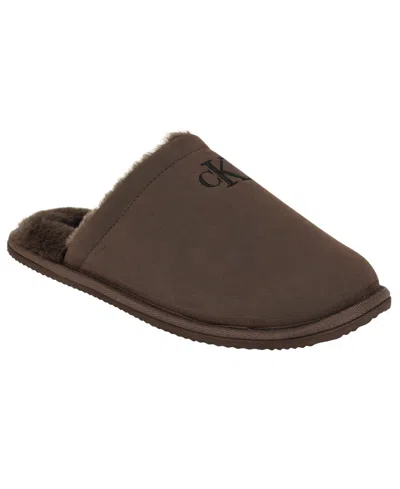 Calvin Klein Roon Slipper In Brown