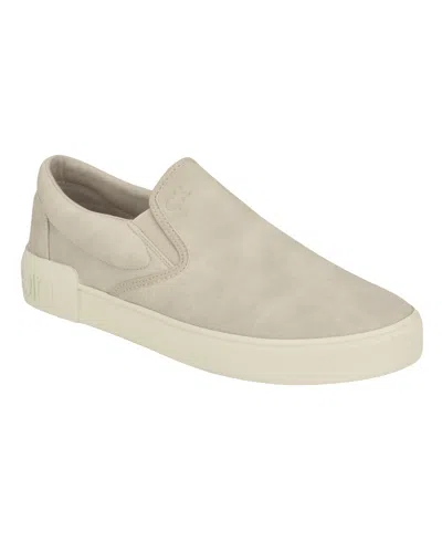Calvin Klein Men's Ryor Casual Slip-on Sneakers In Light Grey