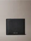 Calvin Klein Men's Saffiano Leather Bifold Wallet In Black