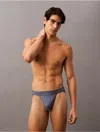 Calvin Klein Sculpt Lace Thong In Blue
