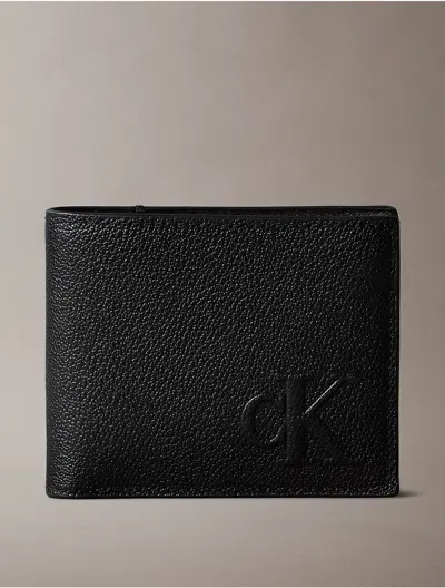 Calvin Klein Men's Sculpted Impression Bifold Wallet In Black