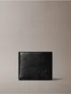 Calvin Klein Men's Sculpted Impression Bifold Wallet With Coin Pouch In Black
