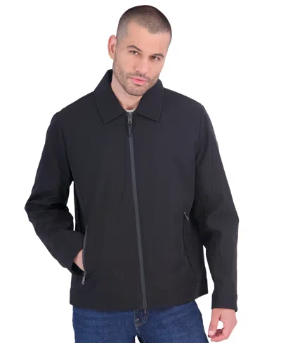 Calvin Klein Men's Shirt Collar Flex Tech Quilted Inner Jacket In Black
