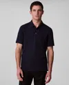 Calvin Klein Men's Short Sleeve Polo Shirt In Blue