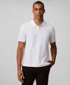 Calvin Klein Men's Short Sleeve Polo Shirt In White