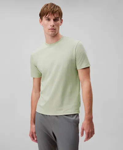 Calvin Klein Men's Short Sleeve Supima Cotton Interlock T-shirt In Green