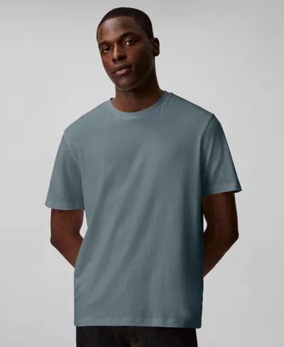 Calvin Klein Men's Short Sleeve Supima Cotton Interlock T-shirt In Gray