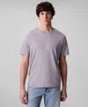 Calvin Klein Men's Short Sleeve Supima Cotton Interlock T-shirt In Gray