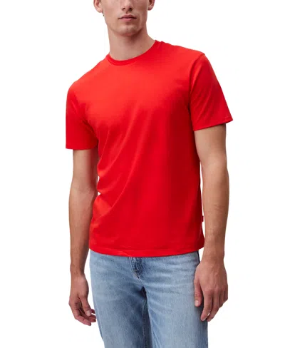 Calvin Klein Men's Short Sleeve Supima Cotton Interlock T-shirt In Red Alert