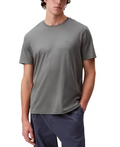 Calvin Klein Men's Short Sleeve Supima Cotton Interlock T-shirt In Sedona Sage