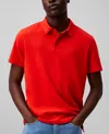 Calvin Klein Men's Short Sleeve Supima Cotton Polo Shirt In Red