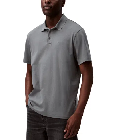 Calvin Klein Men's Short Sleeve Supima Cotton Polo Shirt In Sedona Sage