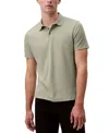 Calvin Klein Men's Short Sleeve Supima Cotton Polo Shirt In Tea