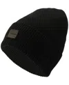 Calvin Klein Men's Side Transfer Cuff Beanie In Black