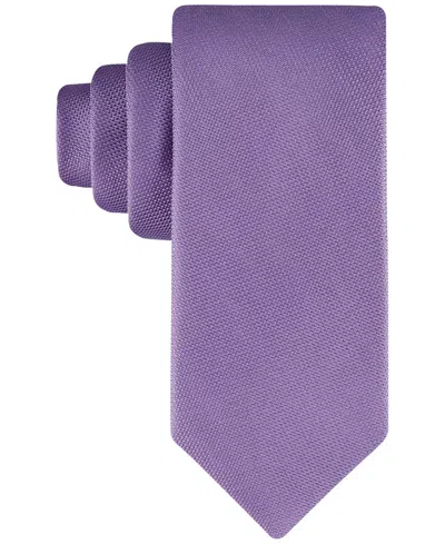 Calvin Klein Men's Sienna Solid Tie In Purple